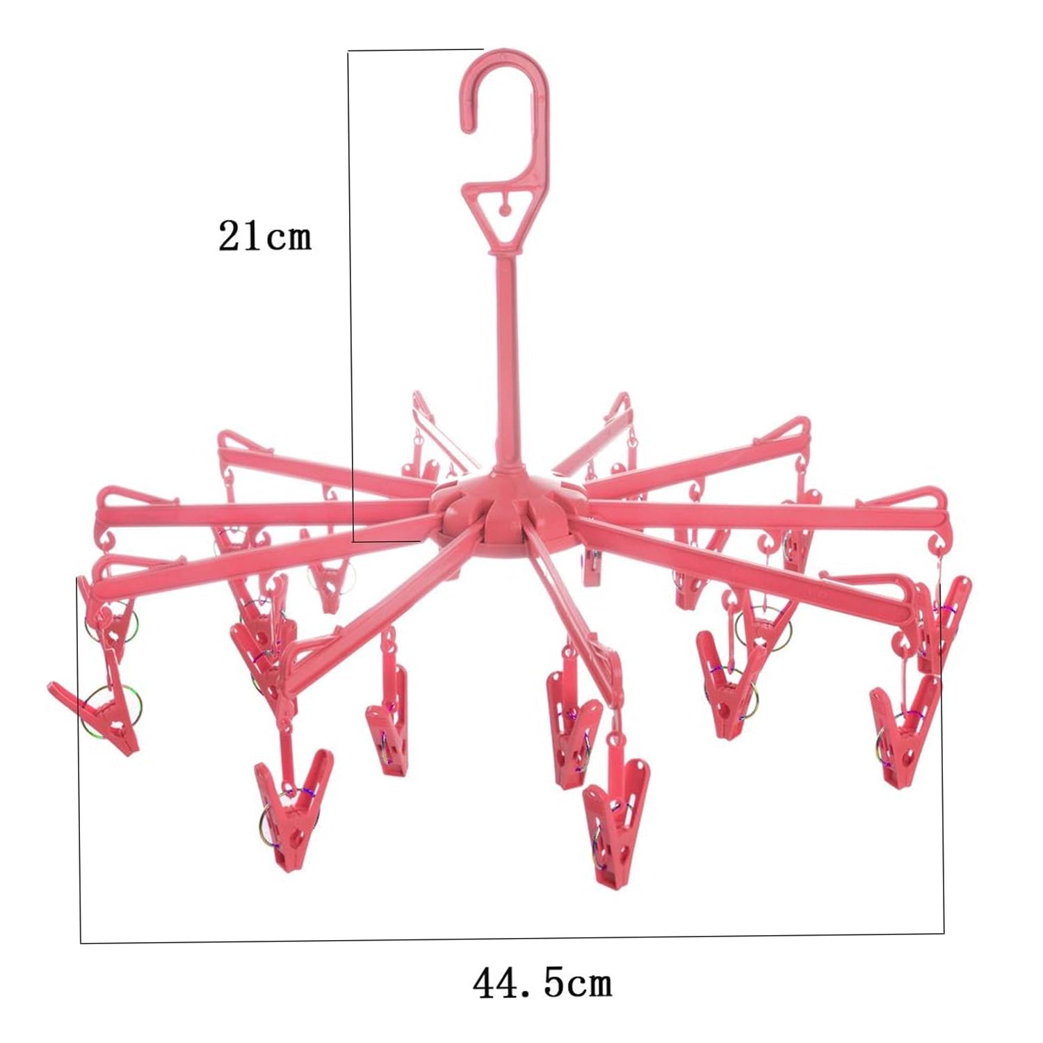 7045 Plastic Foldable Underwear Hanging Dryer Clothes Clips Hanger Drying Rack, Clothes Hangers with 16 Clips, Clip Hanger Drip Hanger for Drying Underwear, Baby Clothes, Socks, Bras, Towel, Cloth Diapers, Gloves 7045 Plastic Foldable Underwear Hanging Dryer Clothes Clips Hanger Drying Rack, Clothes Hangers with 16 Clips, Clip Hanger Drip Hanger for Drying Underwear, Baby Clothes, Socks, Bras, Towel, Cloth Diapers, Gloves